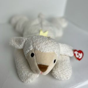 Vintage 1996 TY Pillow Pal BaBa Little Lamb 14” Stuffed Animal Plush Lovey